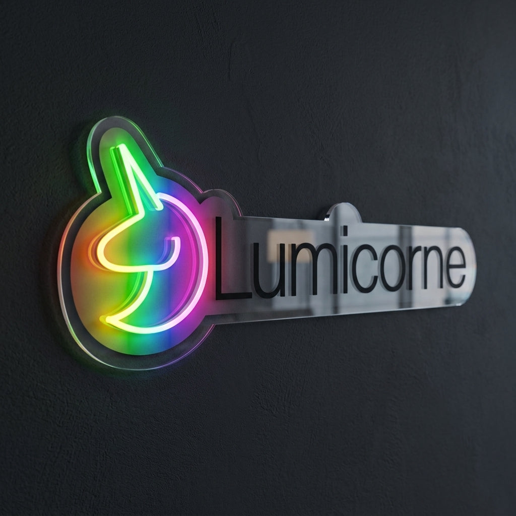 LUMICORNE - Enseigne néon LED personnalisé