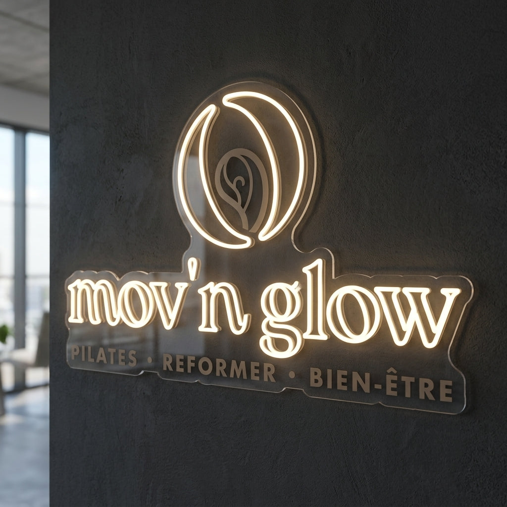 MOV'N GLOW - Custom LED neon sign