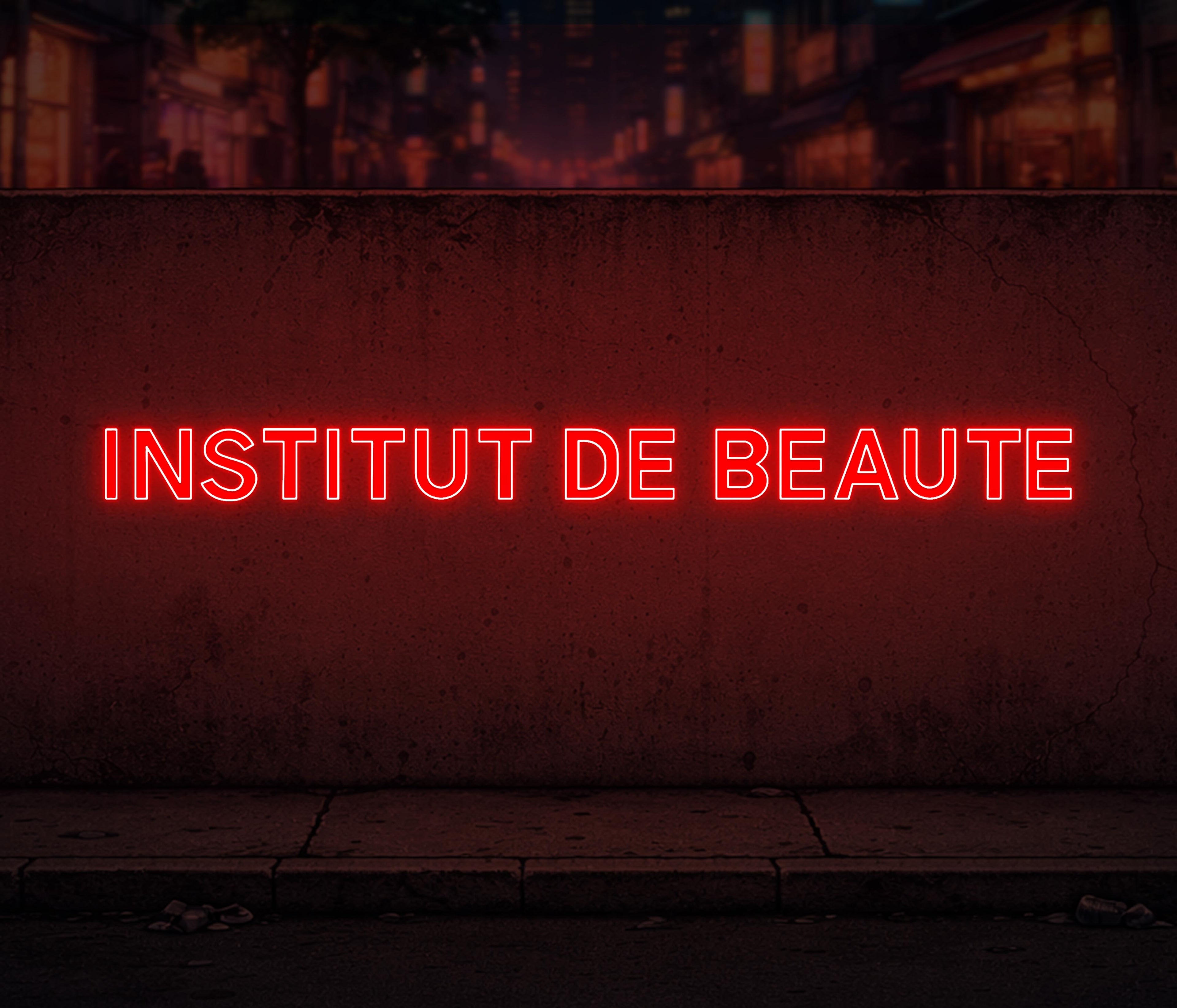 Personnalisation Enseigne LED Néon - INSTITUT DE BEAUTE