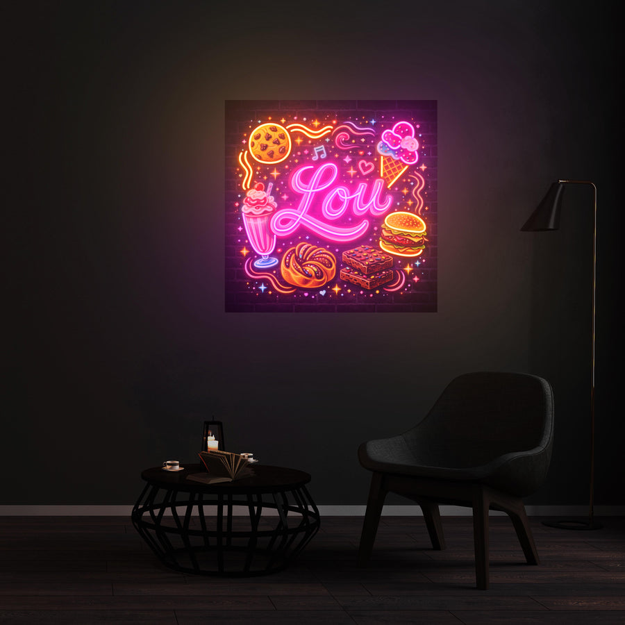 Personnalisation Enseigne LED Néon -LOU