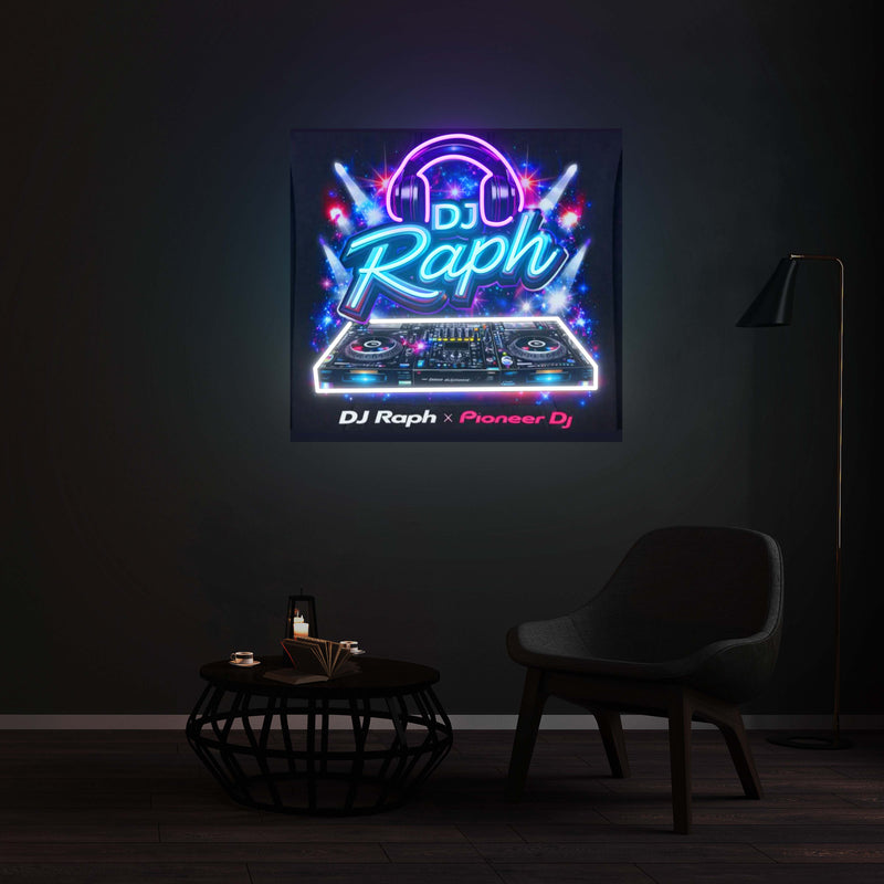 Personnalisation Enseigne LED Néon - DJ Raph