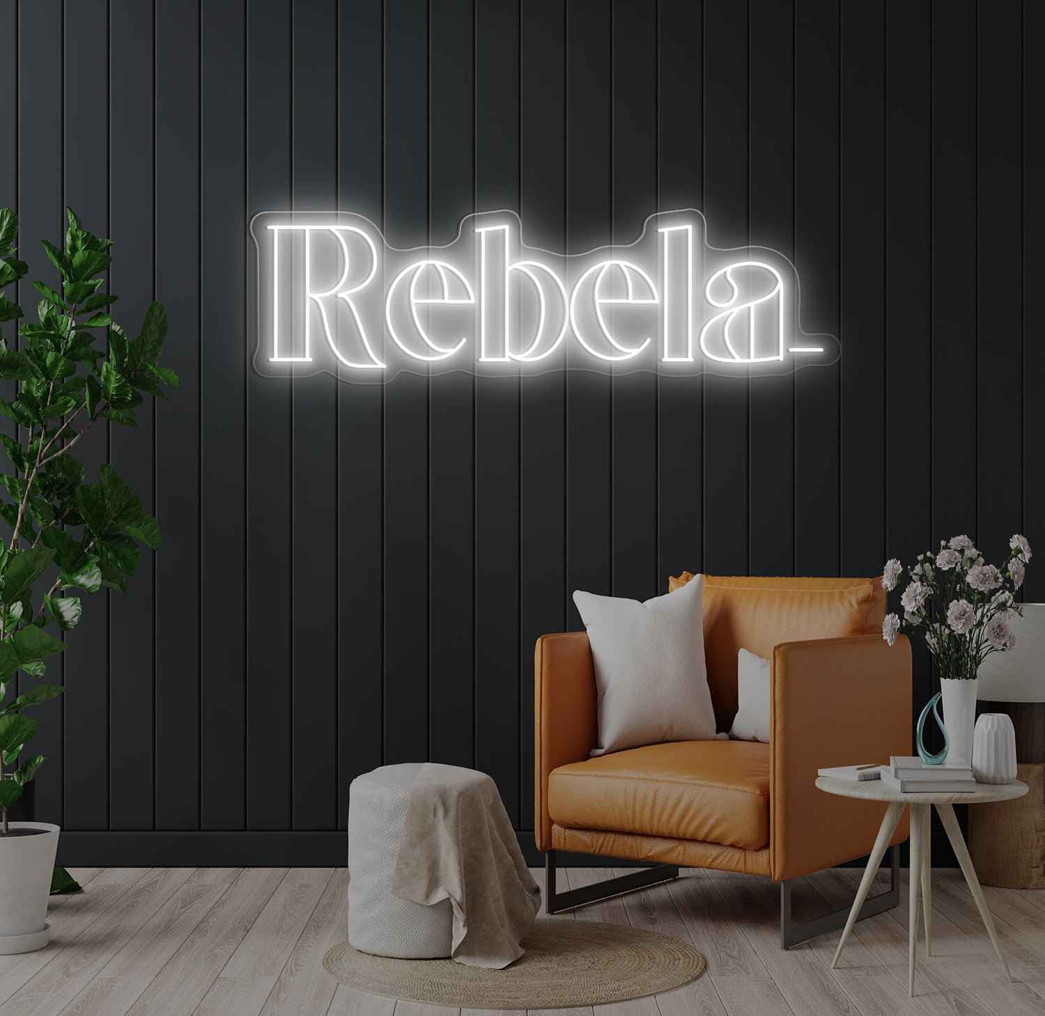 Enseigne LED Néon Personnalisée Rebela Studios