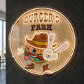 Burger park s - Enseigne néon LED personnalisé