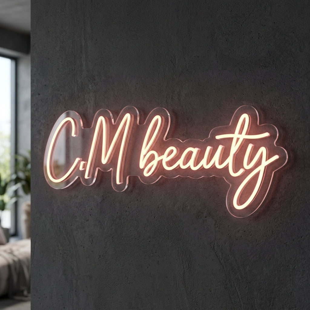 C.M beauty - Enseigne néon LED personnalisé