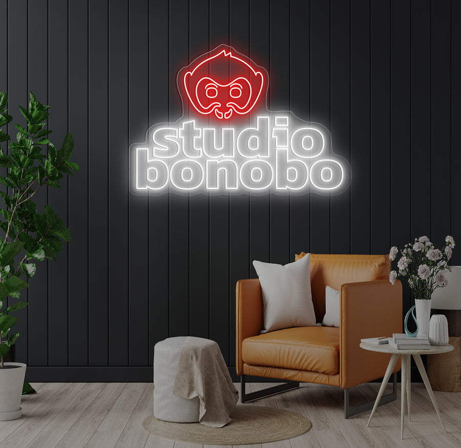 Enseigne LED Néon Personnalisée Studio Bonobo