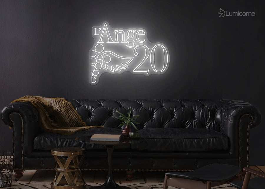 Enseigne LED Néon Personnalisée - L'Ange 20