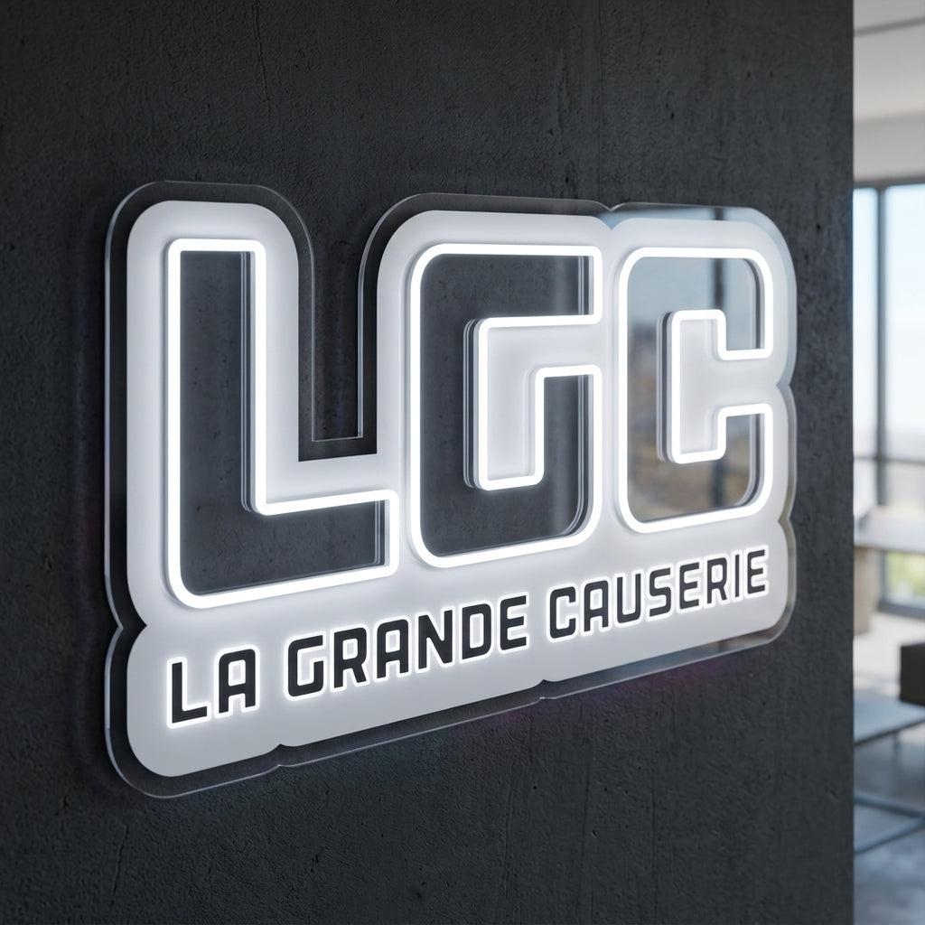 LGC - LA CHAÎNE - Enseigne néon LED personnalisé