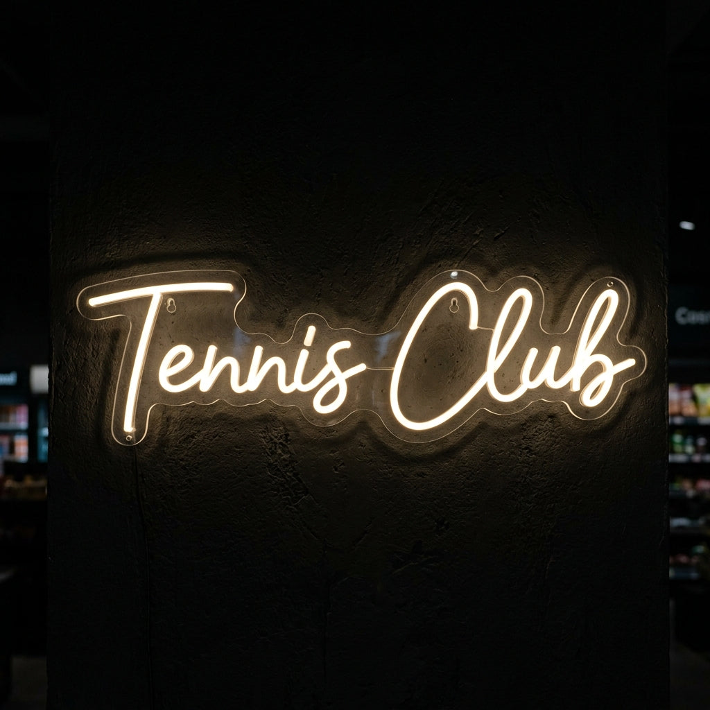 Tennis Club - Enseigne néon LED personnalisé