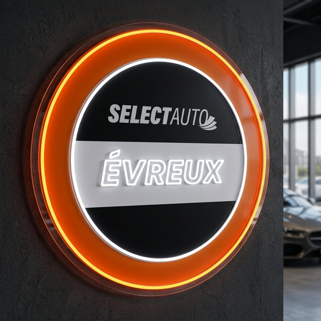 Select auto - Enseigne néon LED personnalisé