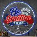 Be Haitien food - Enseigne néon LED personnalisé
