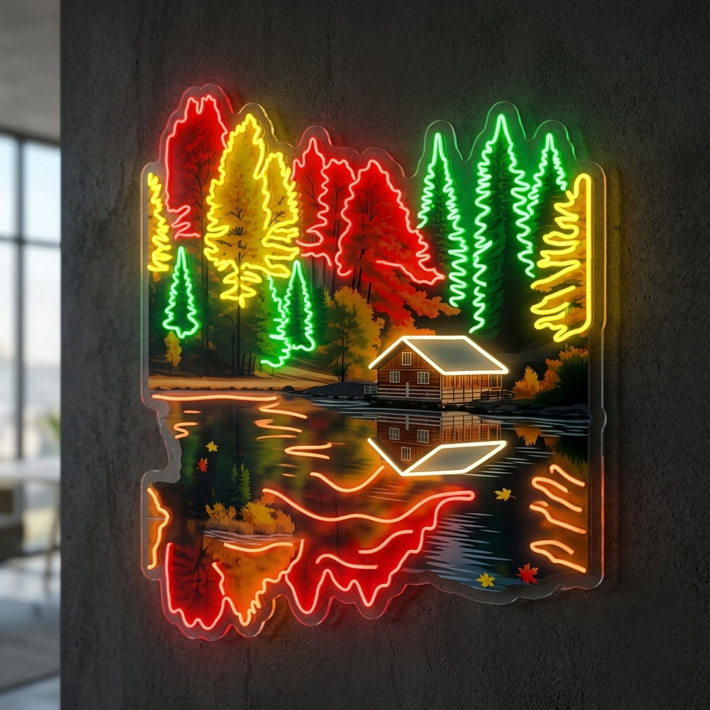 Friterie - Enseigne néon LED personnalisé · Waterproof