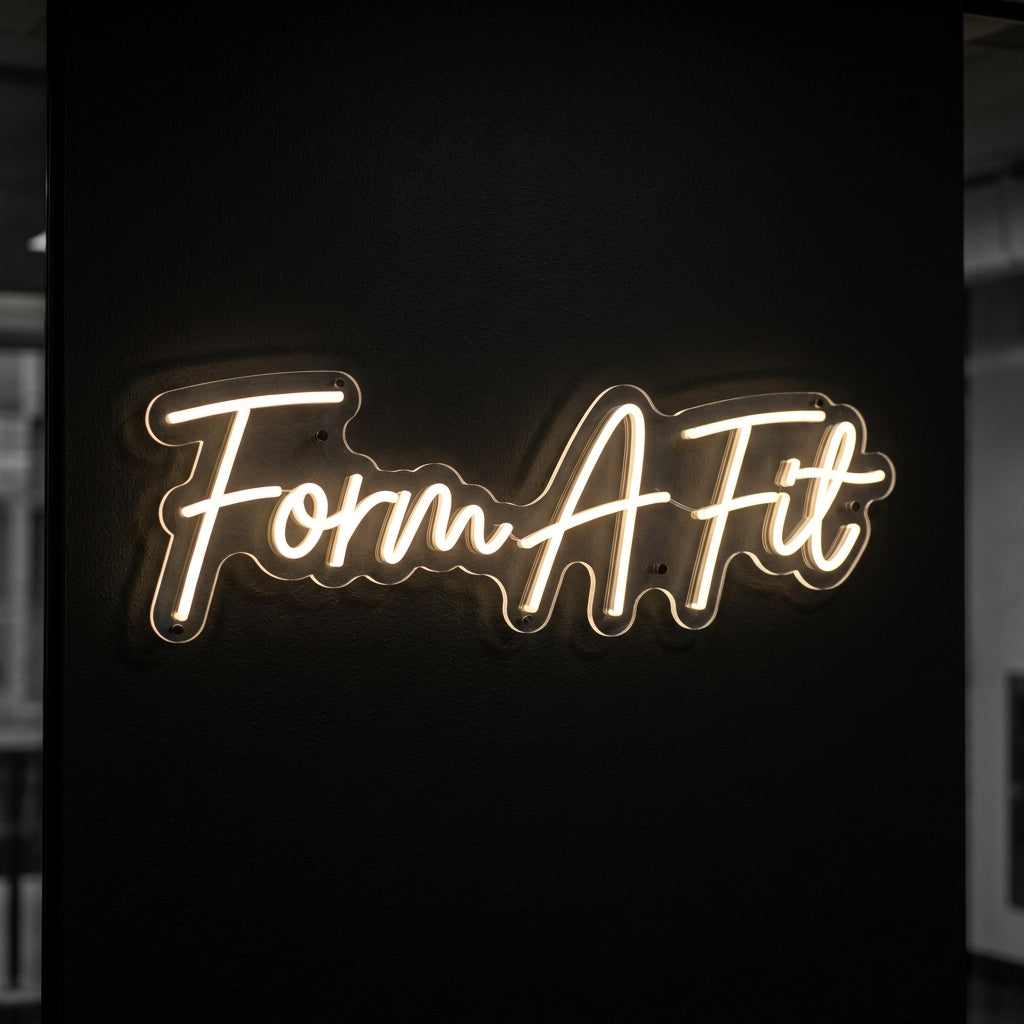 Form A Fit - Enseigne néon LED personnalisé