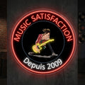 sarl music satisfaction - Enseigne néon LED personnalisé