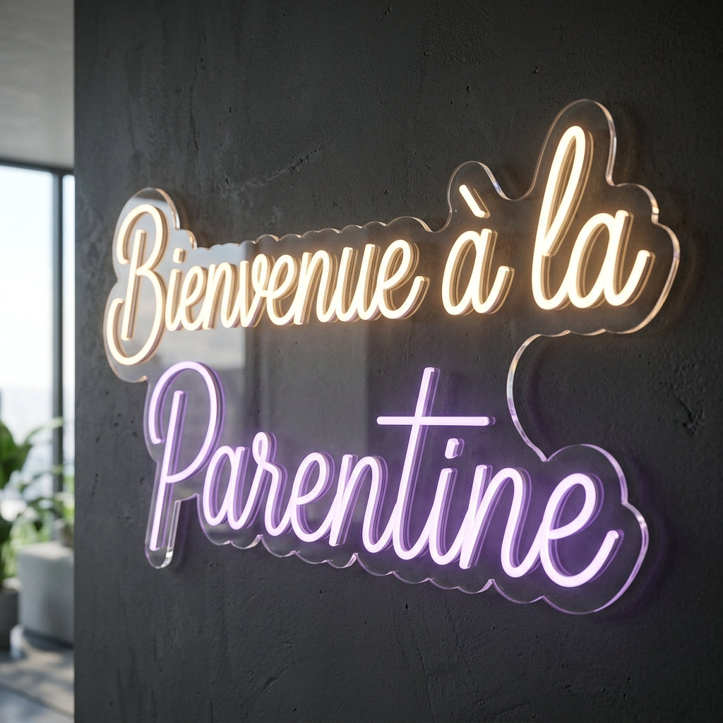 La Parentine - Enseigne néon LED personnalisé