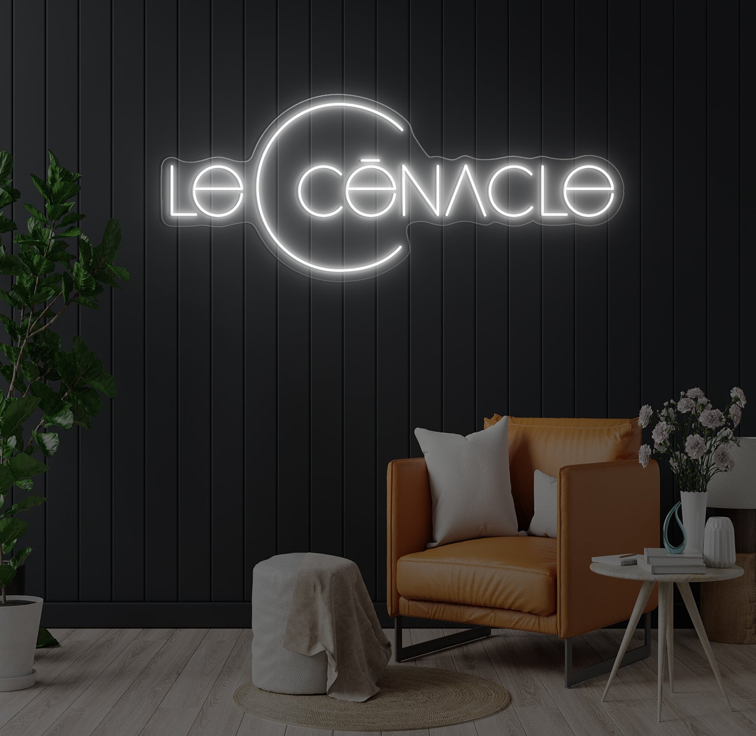 Custom LED Neon Sign for Le Cénacle Restaurant