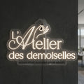 L'Atelier des Demoiselles - Enseigne néon LED personnalisé