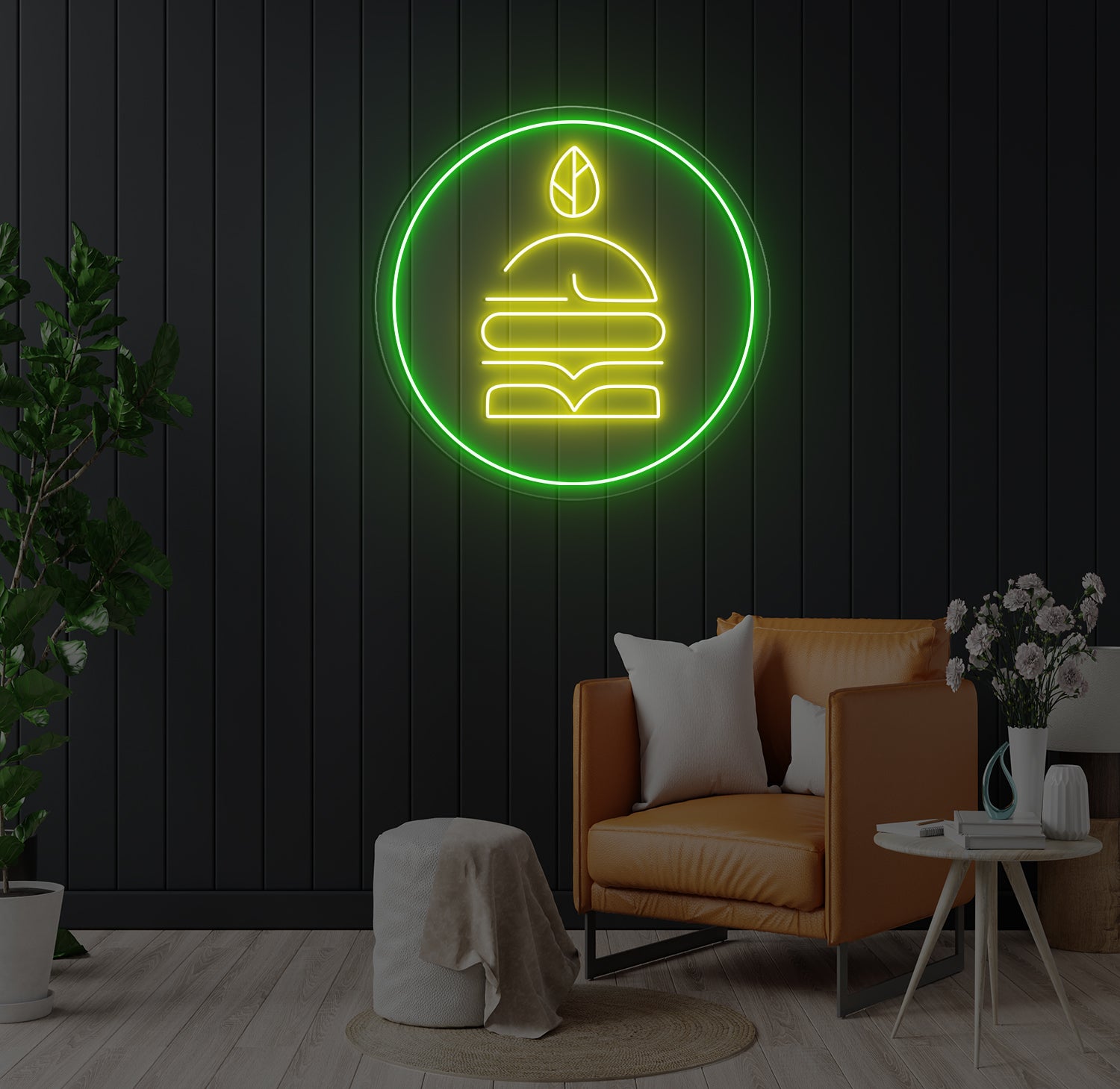 Custom LED Neon Sign for The Antidote Burger