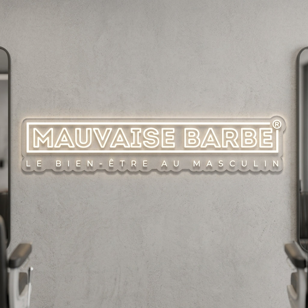 Mauvaise Barbe - Enseigne néon LED personnalisé