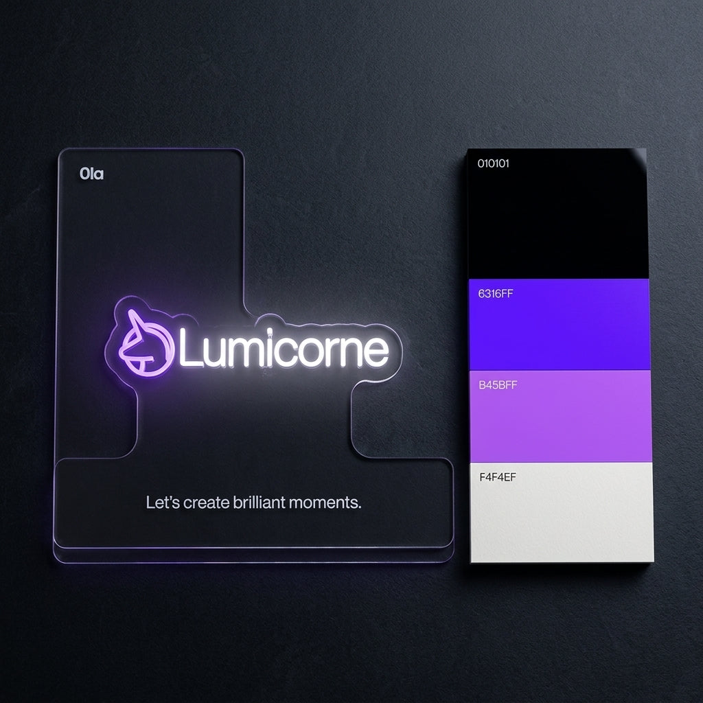 test - Enseigne néon LED personnalisé