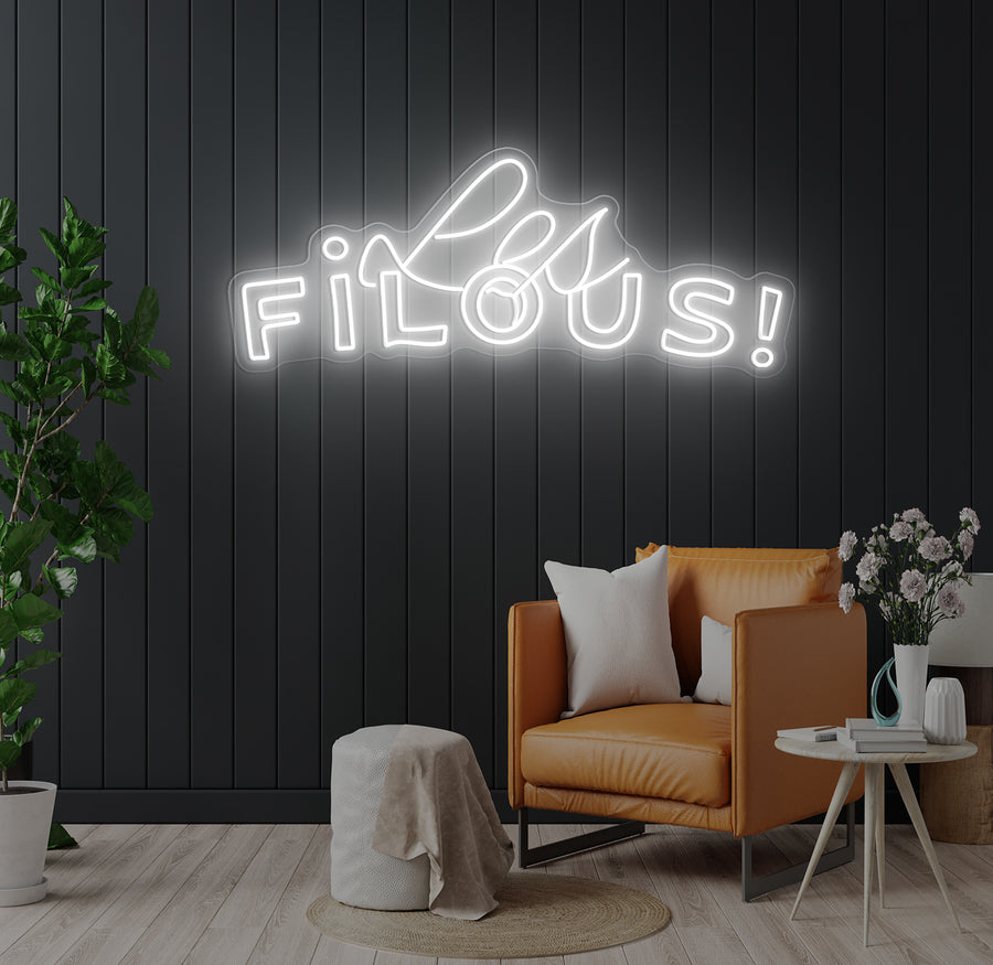 Enseigne LED Néon Personnalisée Les Filous