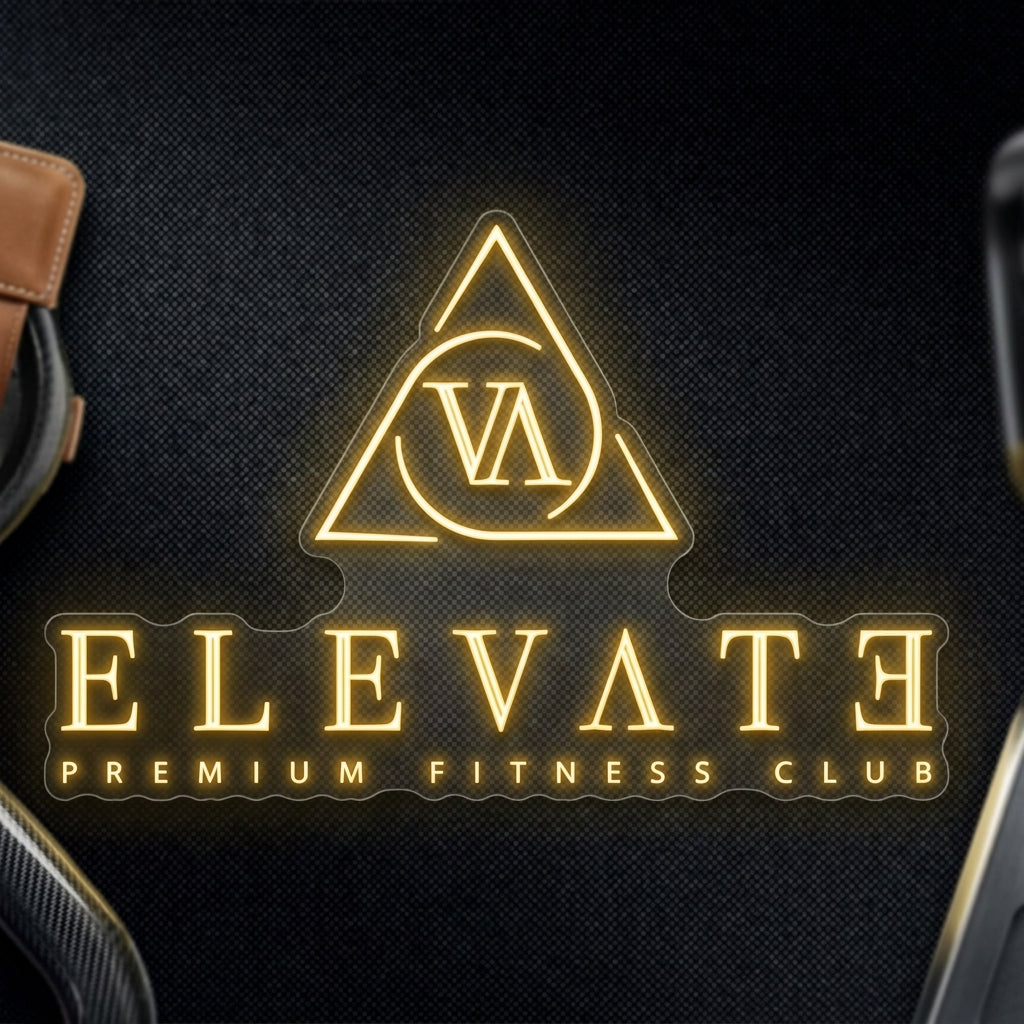 Elevate - Enseigne néon LED personnalisé