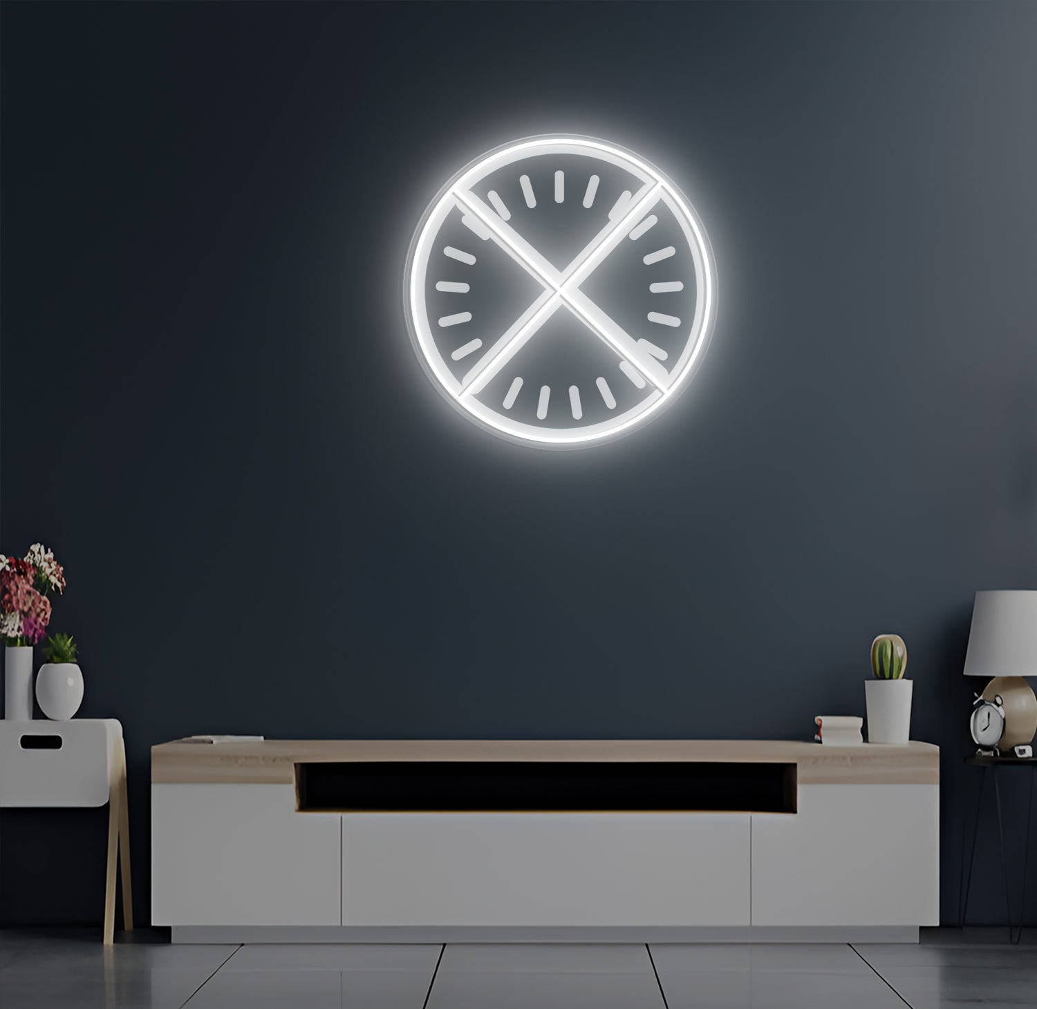Enseigne LED Néon Personnalisée Guerre tile