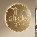 Shades of Rio · Lettres rétroéclairées