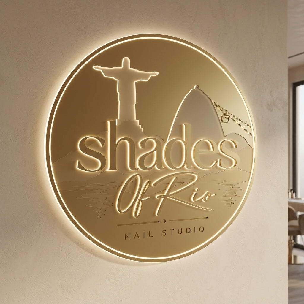 Shades of Rio · Lettres rétroéclairées