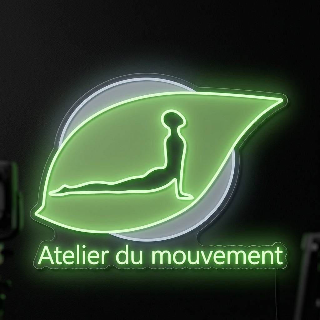 Atelier du mouvement - Enseigne néon LED personnalisé