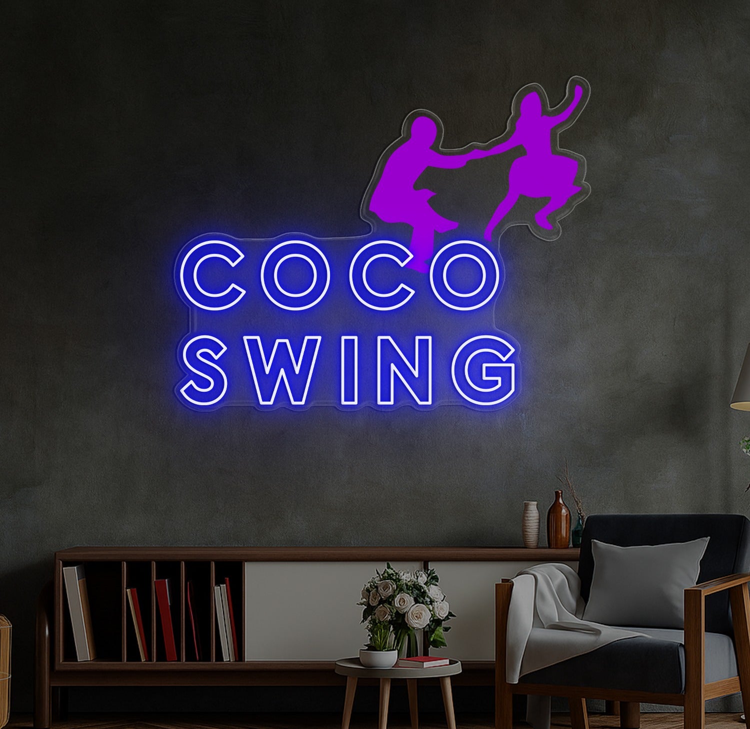 Coco Swing Custom Neon LED Sign
