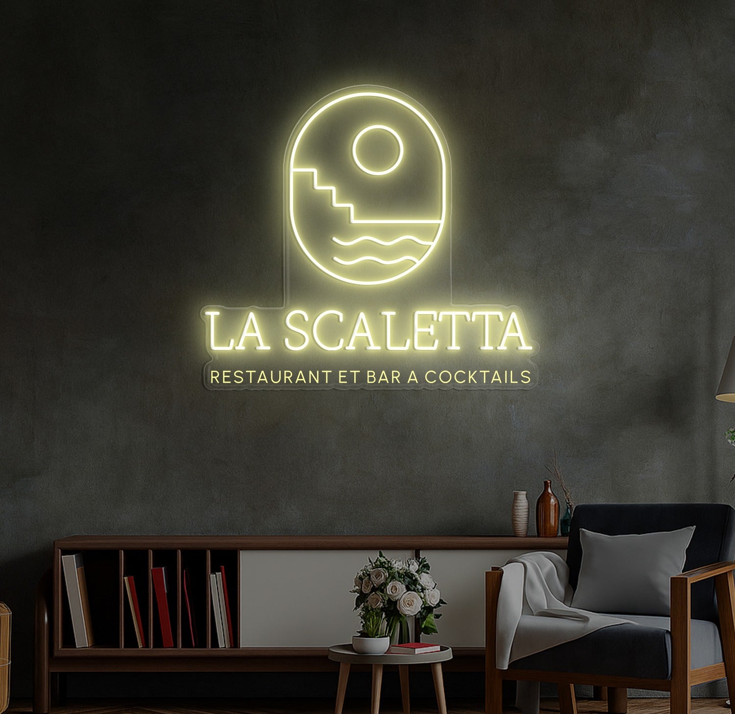 Enseigne LED Néon Personnalisée La Scaletta
