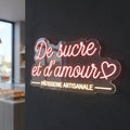 De Sucre et d’Amour - Enseigne néon LED personnalisé · Waterproof