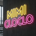 MIMI CLOCLO - Enseigne néon LED personnalisé
