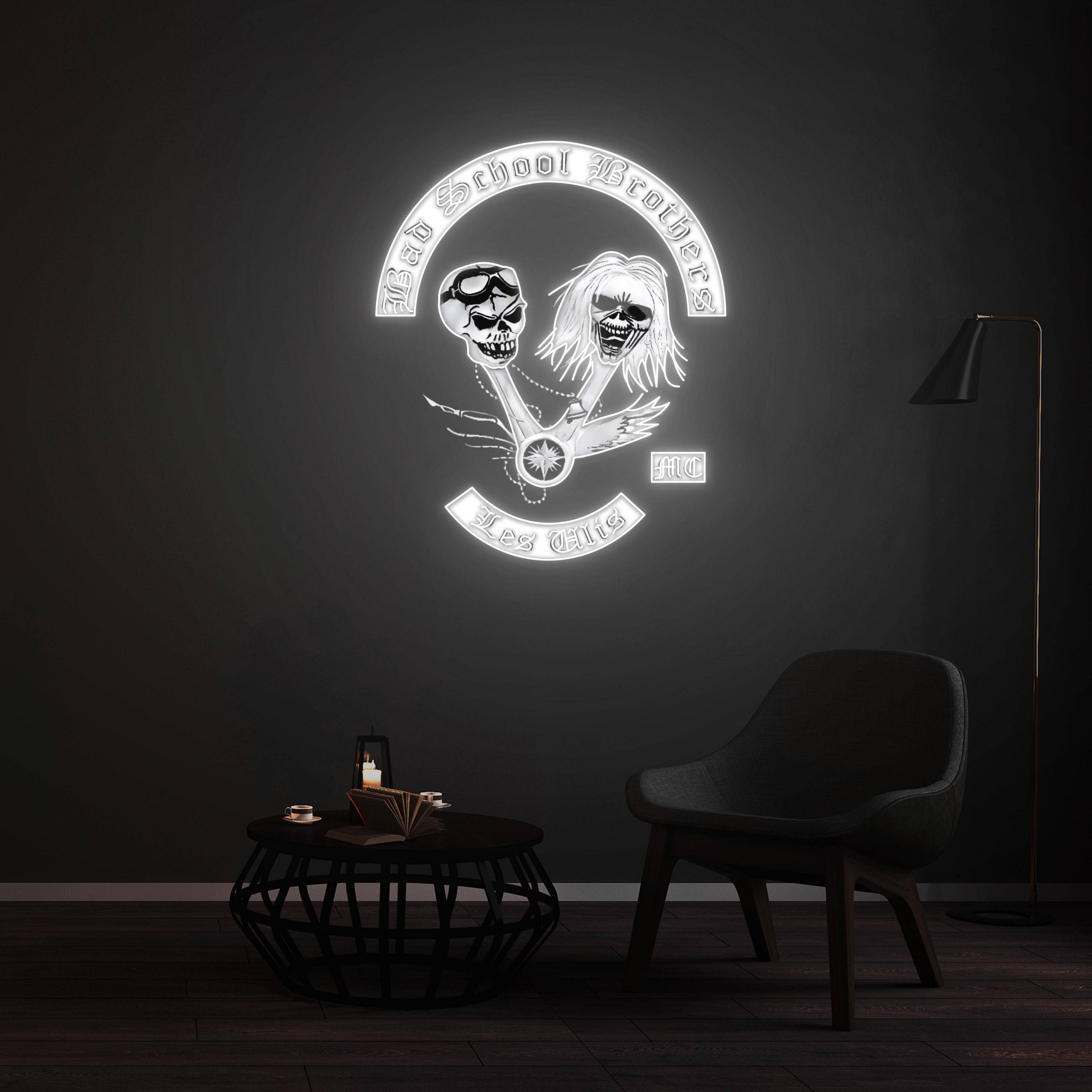 Personnalisation Enseigne LED Néon -  Bad School Brothers
