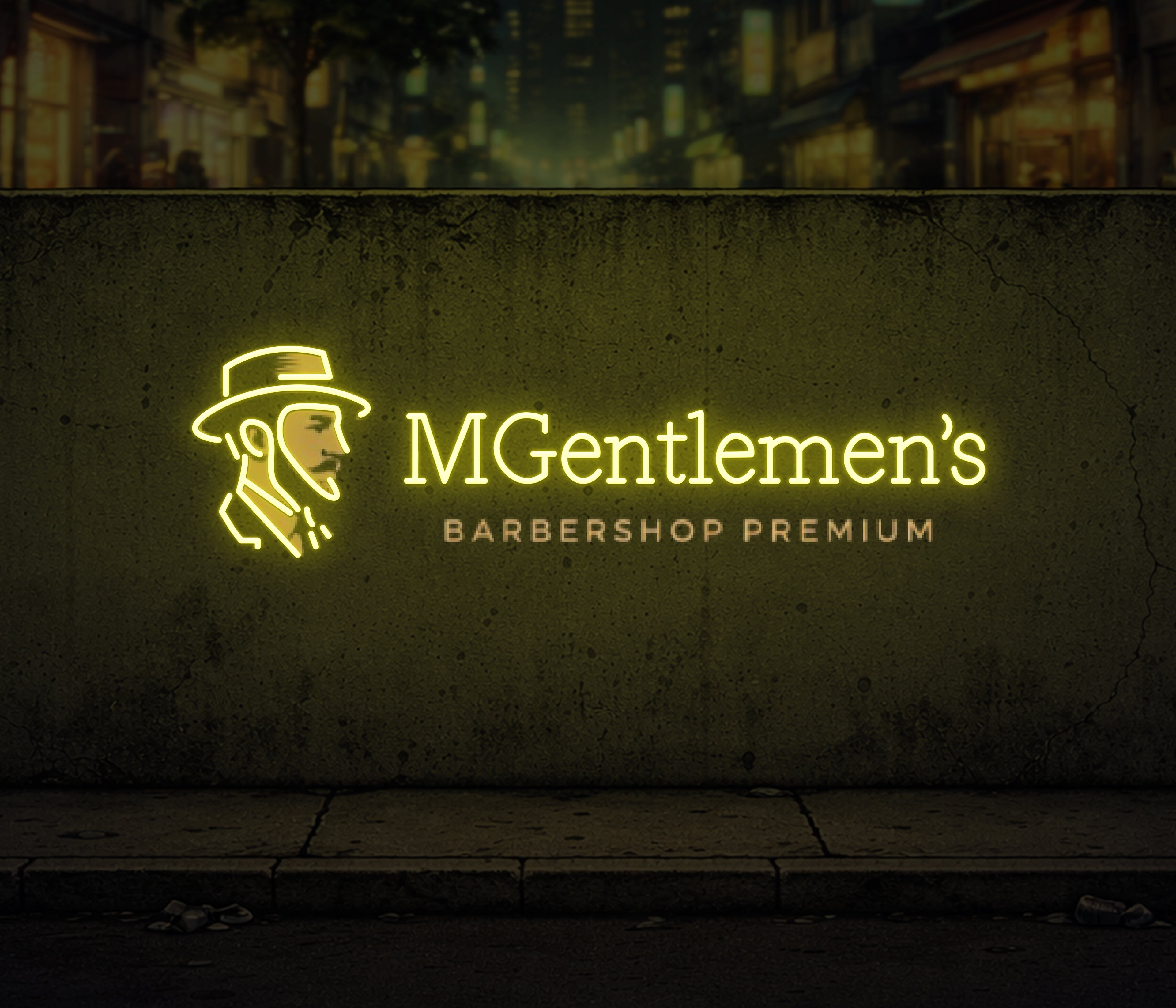 Personnalisation Enseigne LED Néon - MGentlemen's
