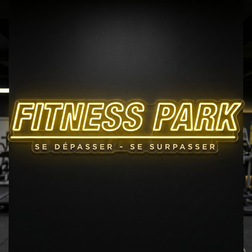 Fitness Park - Enseigne néon LED personnalisé