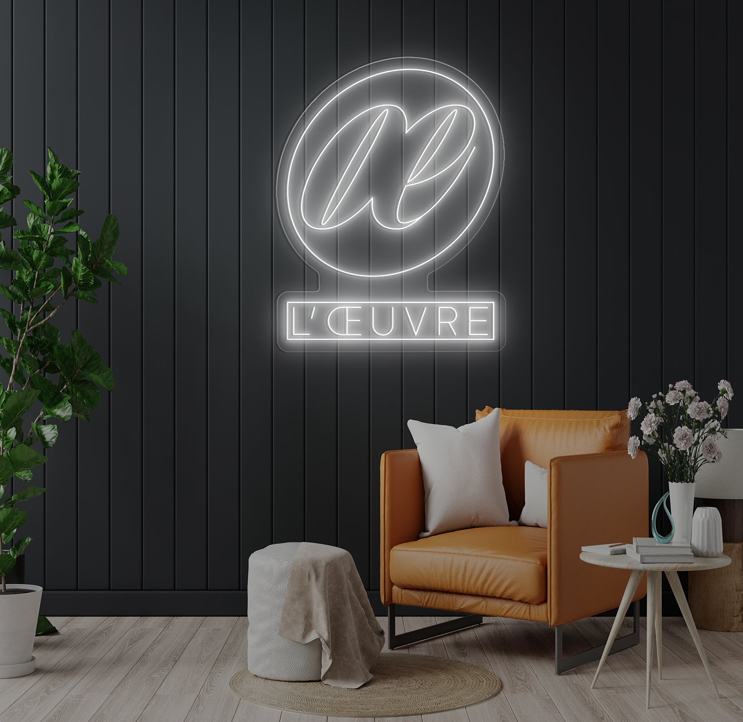 Custom LED Neon Sign for Théâtre de l'Œuvre