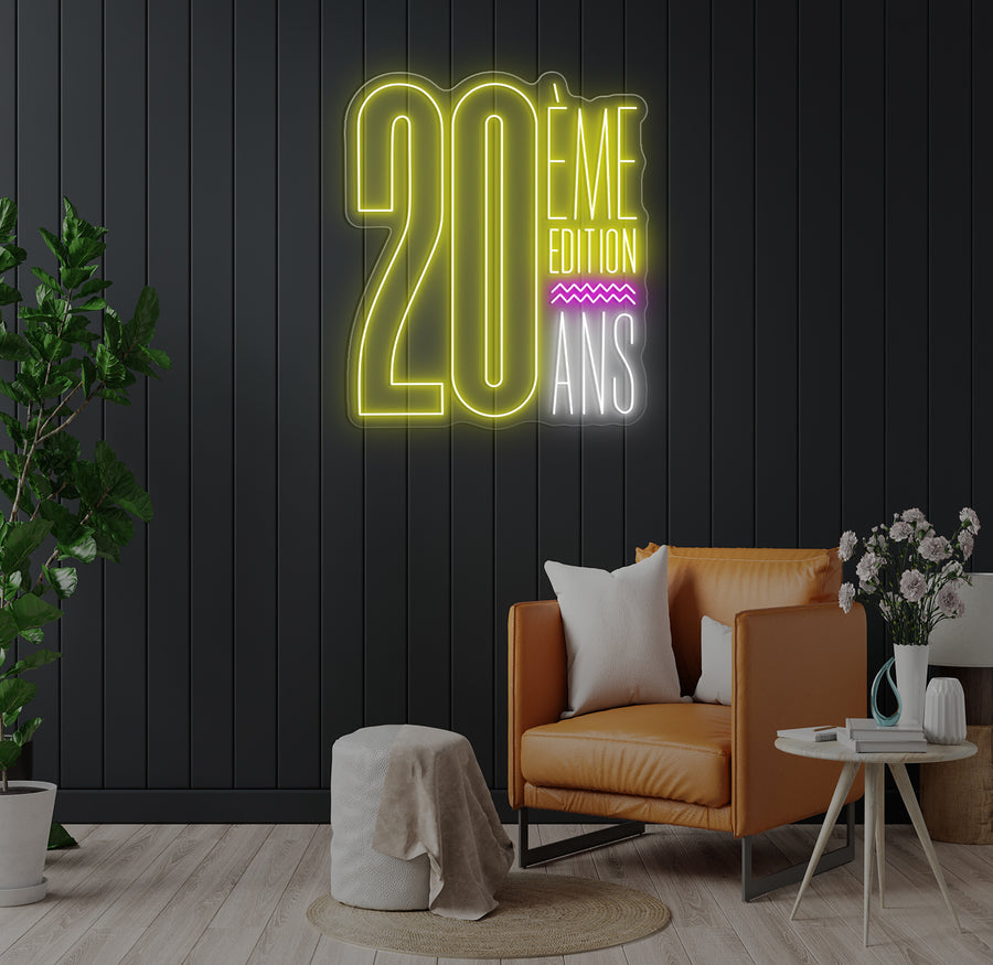 Enseigne LED Néon Personnalisée Africa Fête