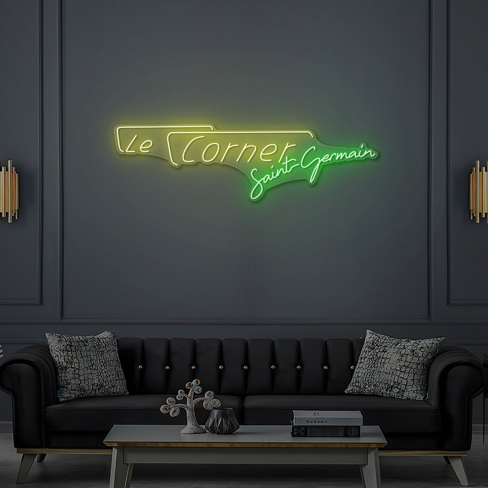 Enseigne LED Néon Personnalisée Le Corner