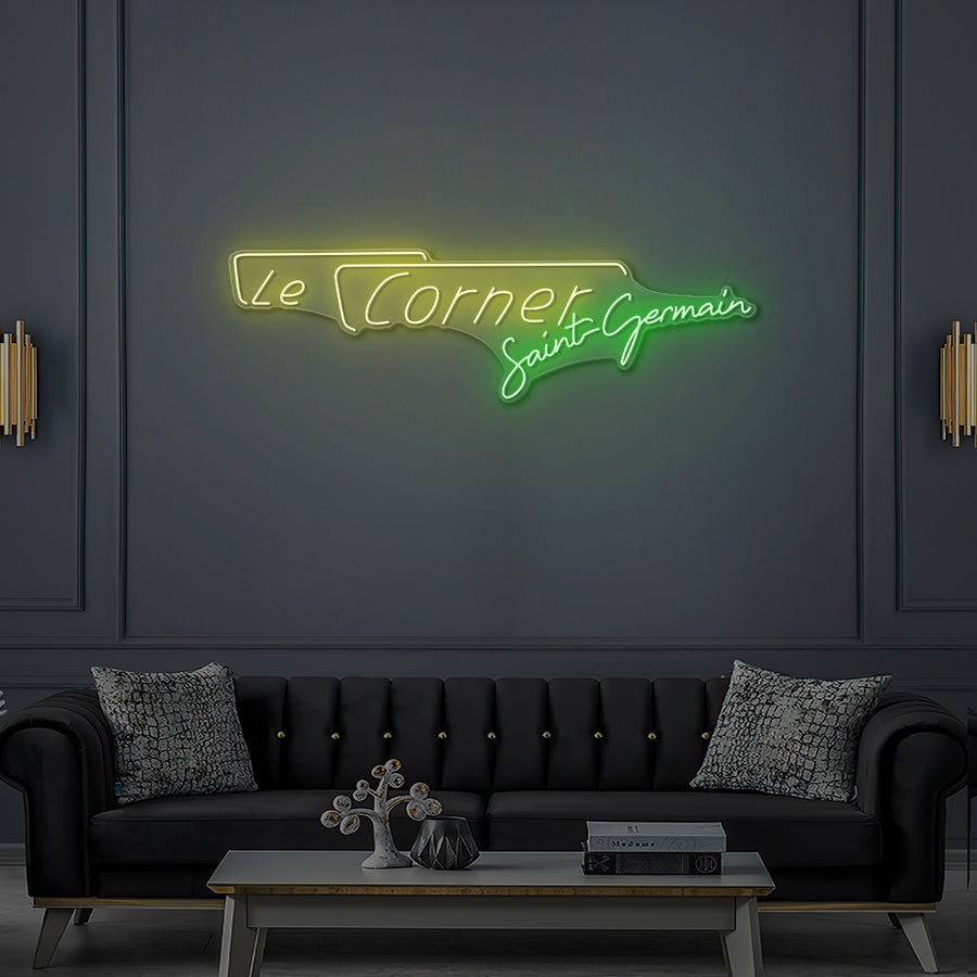 Enseigne LED Néon Personnalisée Le Corner
