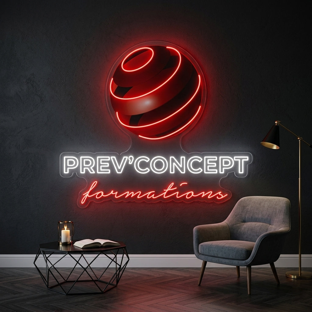 Personnalisation Enseigne LED Néon - Prev Concept
