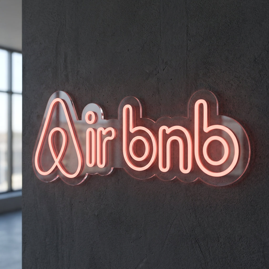 Conciergerie air bnb - Enseigne néon LED personnalisé
