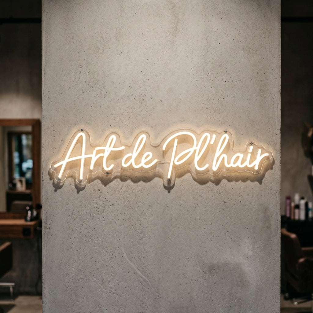 Art de Pl'hair - Enseigne néon LED personnalisé