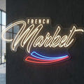 French Market - Enseigne néon LED personnalisé