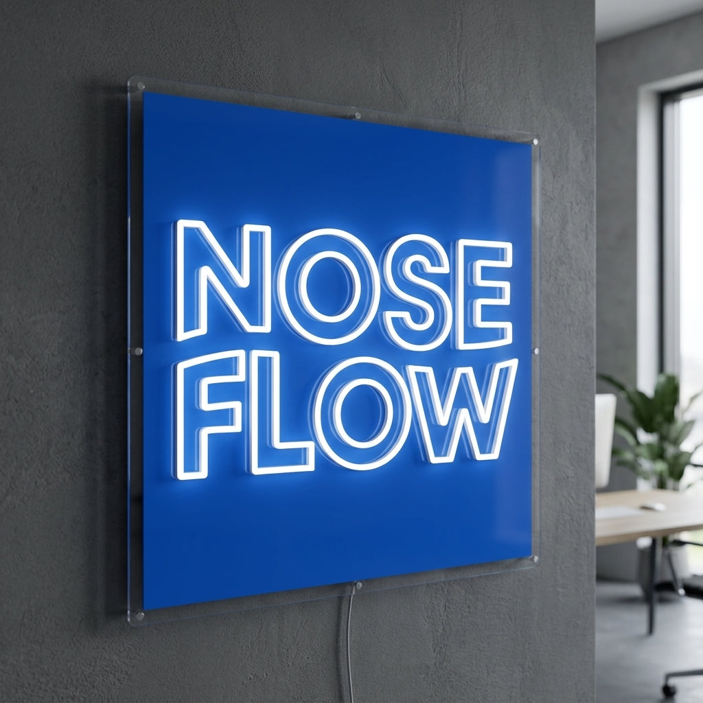 NOSE FLOW - Enseigne néon LED personnalisé