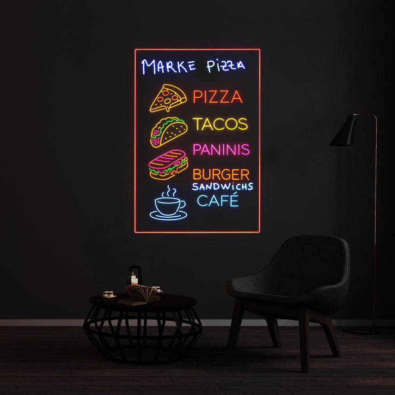 Custom LED Neon Sign - Tifn Food