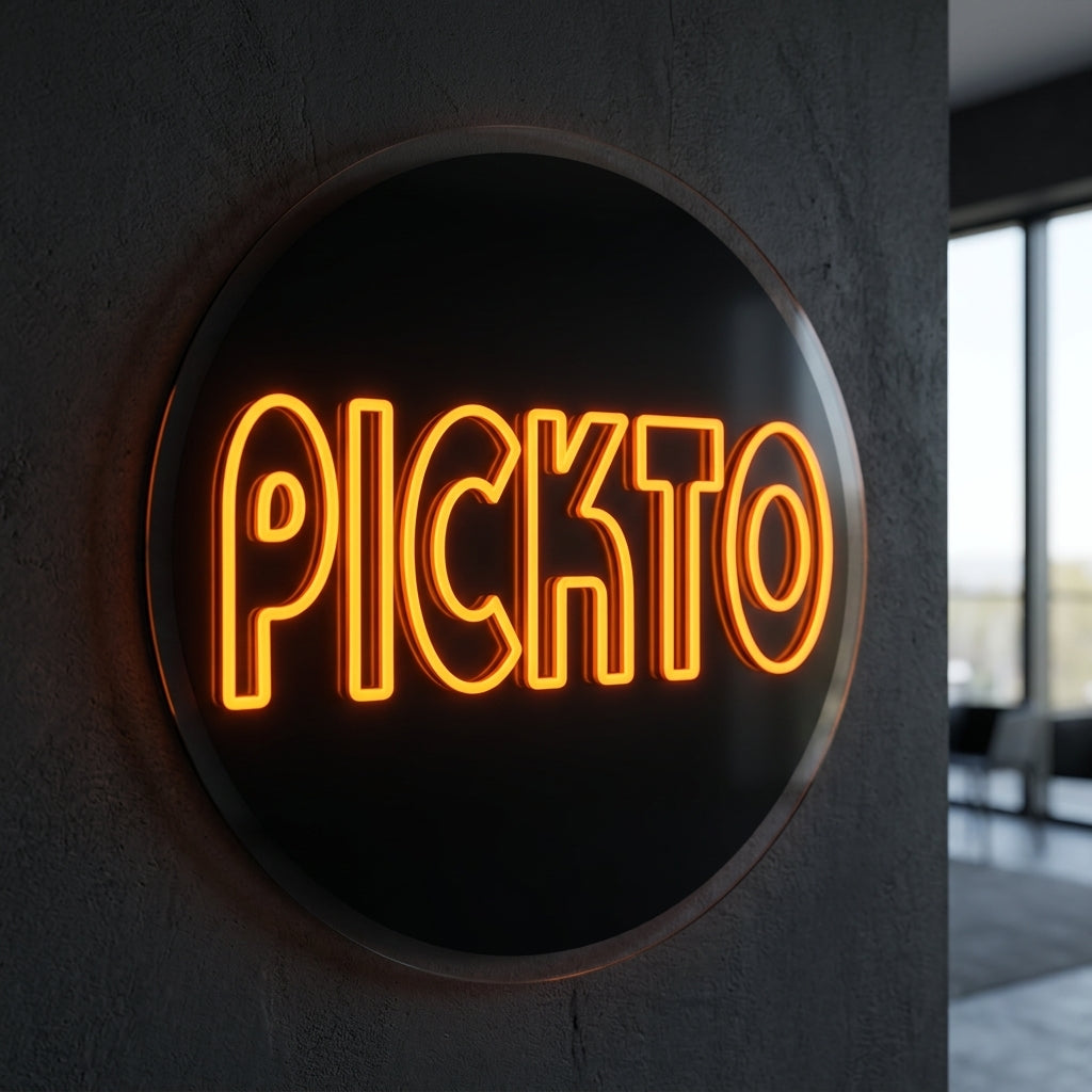 Pickto - Enseigne néon LED personnalisé · Waterproof
