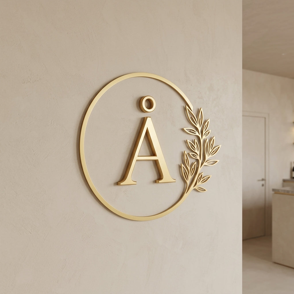 Åura · Lettres relief