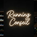 Running Conseil - Enseigne néon LED personnalisé