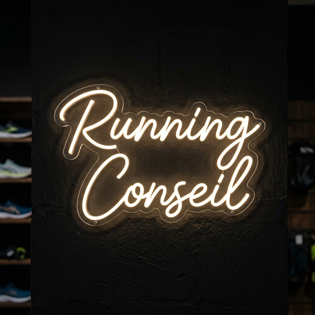 Running Conseil - Enseigne néon LED personnalisé